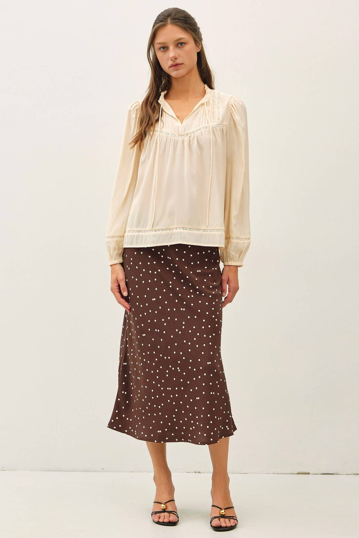 Mari Blouse | Champagne