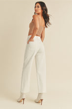 Load image into Gallery viewer, JBD Off White High Rise Utility Wide Leg
