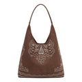 Eunice Tobacco Vegan Suede Tote Bag