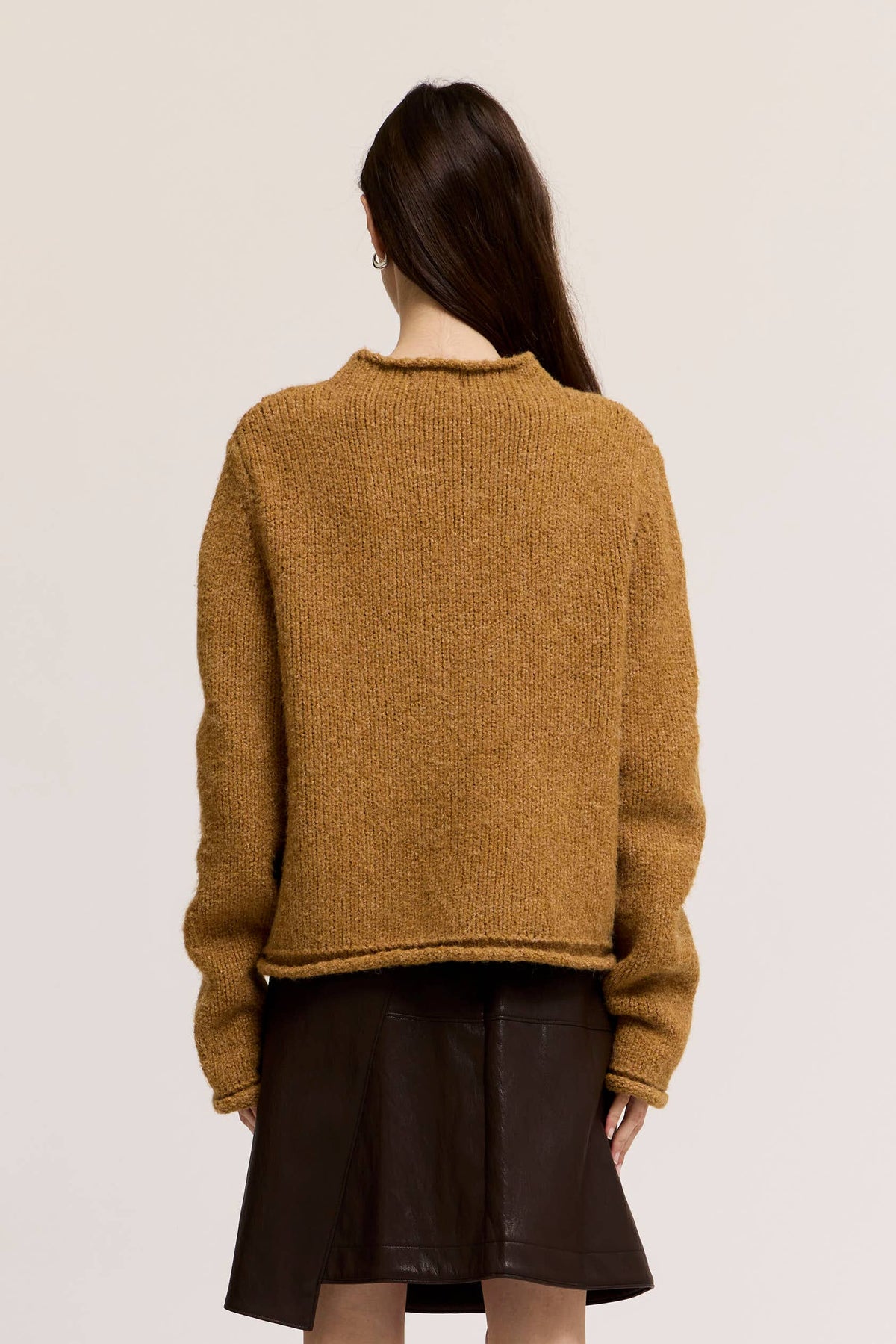 The Sienna Rolled Edge Sweater
