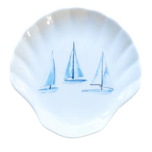 Load image into Gallery viewer, Curated Coastal Ceramic Shell Jewelry Dish
