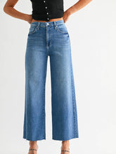 Load image into Gallery viewer, Just Black Denim Scissor Cut Wide Leg
