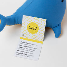 Load image into Gallery viewer, Willow Whale | Ethically Made Stuffie
