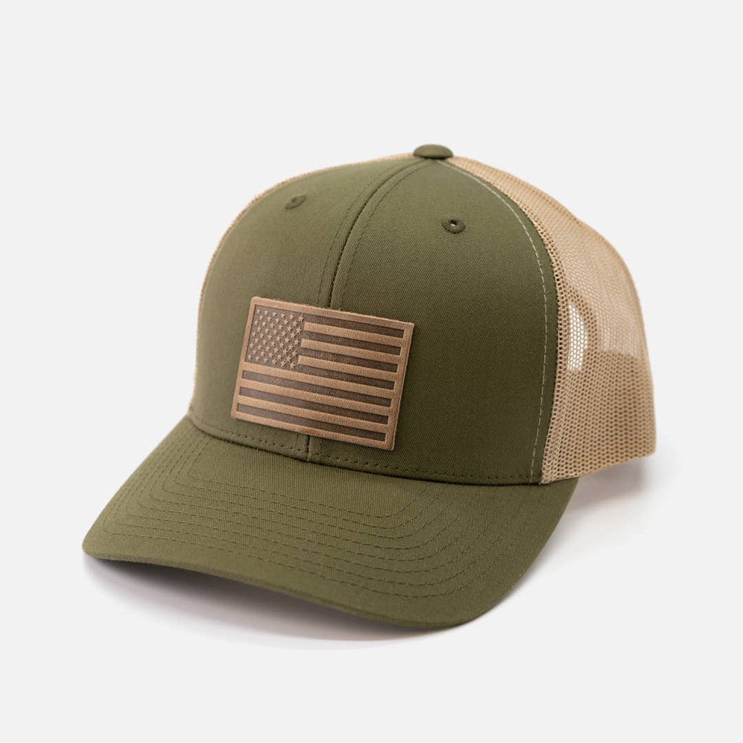 Range Leather Co. American Flag Hat *More Colors Available*
