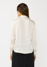 Load image into Gallery viewer, Split Neck Satin Blouse

