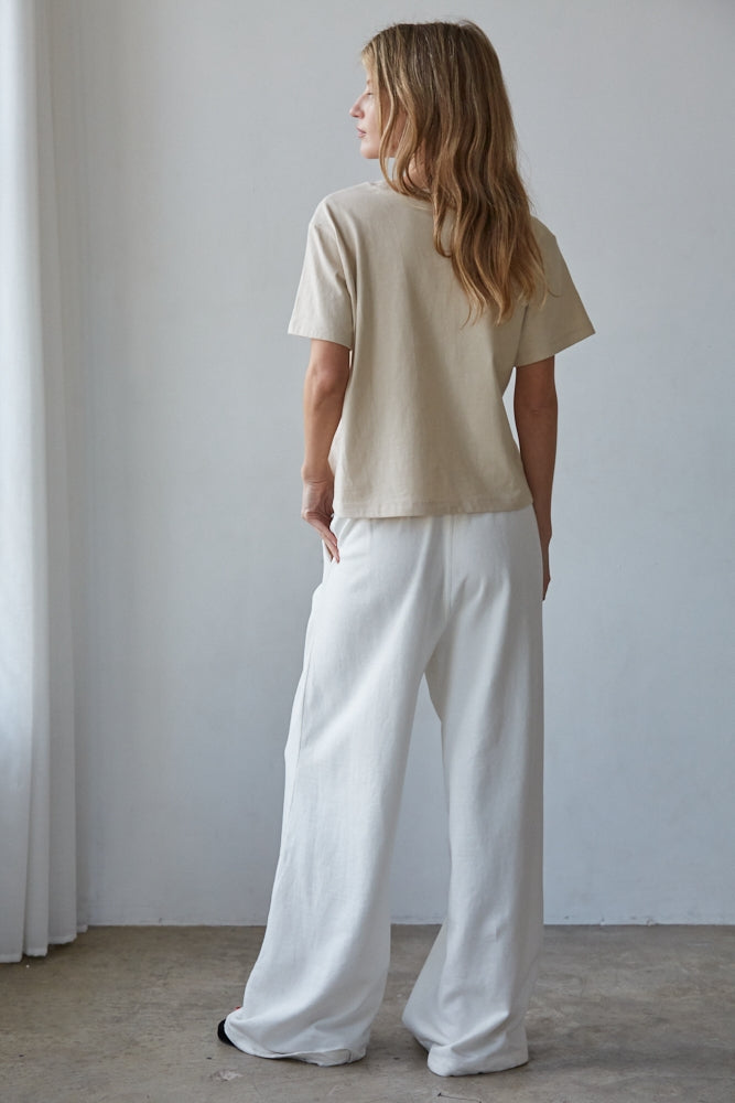 The Everyday Cotton Crew Tee | Ecru
