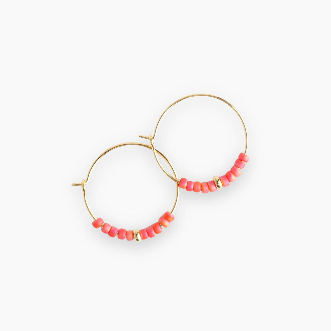 Lenny & Eva Glass Seed Bead Earrings *More Colors Available