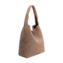 Load image into Gallery viewer, Melie Bianco Johanna Suede Vegan Shoulder Bag | Clay
