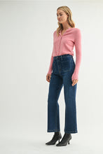 Load image into Gallery viewer, Just Black Denim Patch Pocket Wide Leg | Dark Wash
