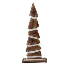 Load image into Gallery viewer, Handcarved Wood Winter Tree
