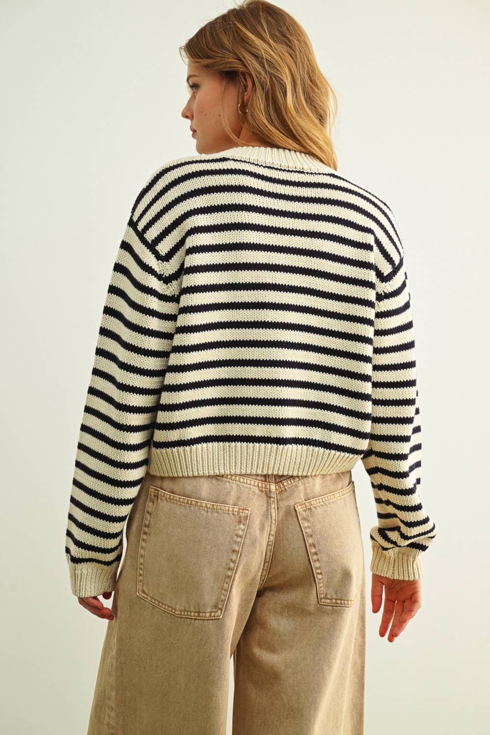 The Breton Stripe Cardigan