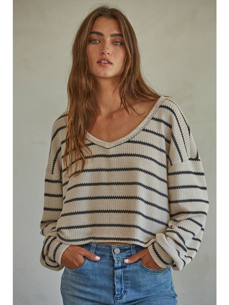 Elena V-Neck Pullover