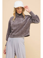 Load image into Gallery viewer, Chenille Turtleneck Sweater *2 Colors Available*
