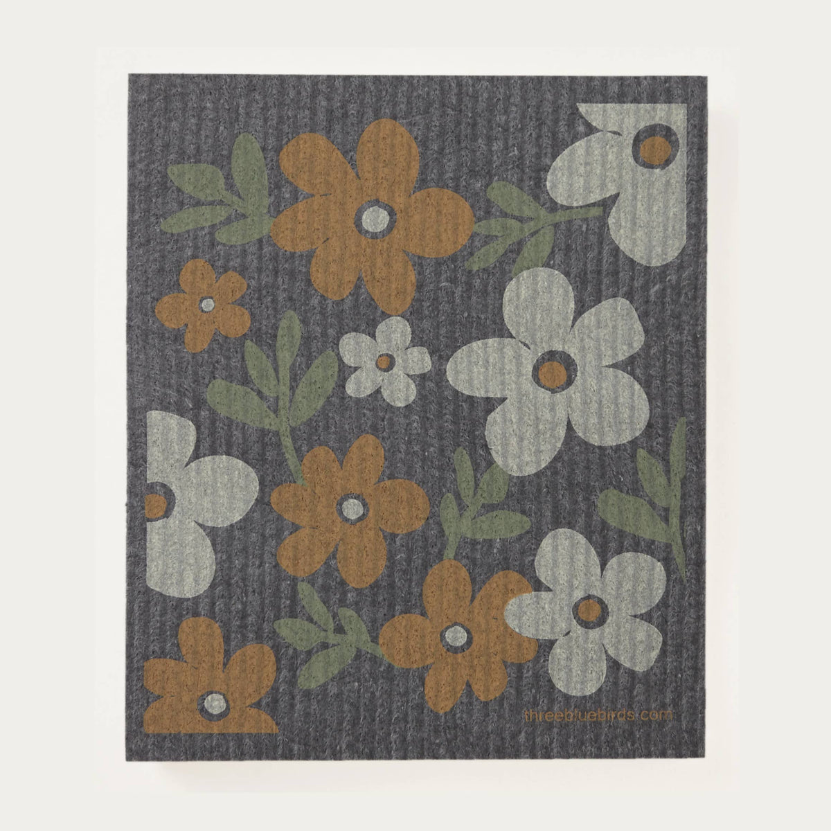 Three Bluebirds Swedish Dishcloth | More Styles Available