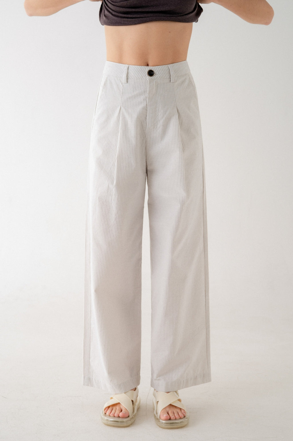 The Marlowe Pinstripe Trouser