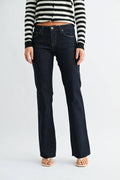 Just Black Denim Mid Rise Bootcut | Super Dark
