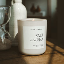 Load image into Gallery viewer, Salt &amp; Sea 15 oz Soy Candle, Matte Jar
