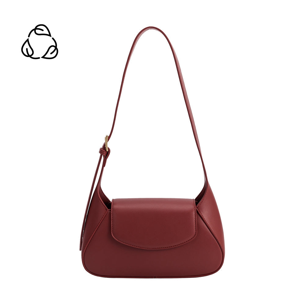 Melie Bianco Melody Vegan Shoulder Bag | Burgundy