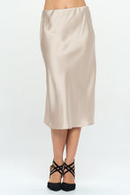 Load image into Gallery viewer, Satin Slip Midi Skirt | More Colors Available
