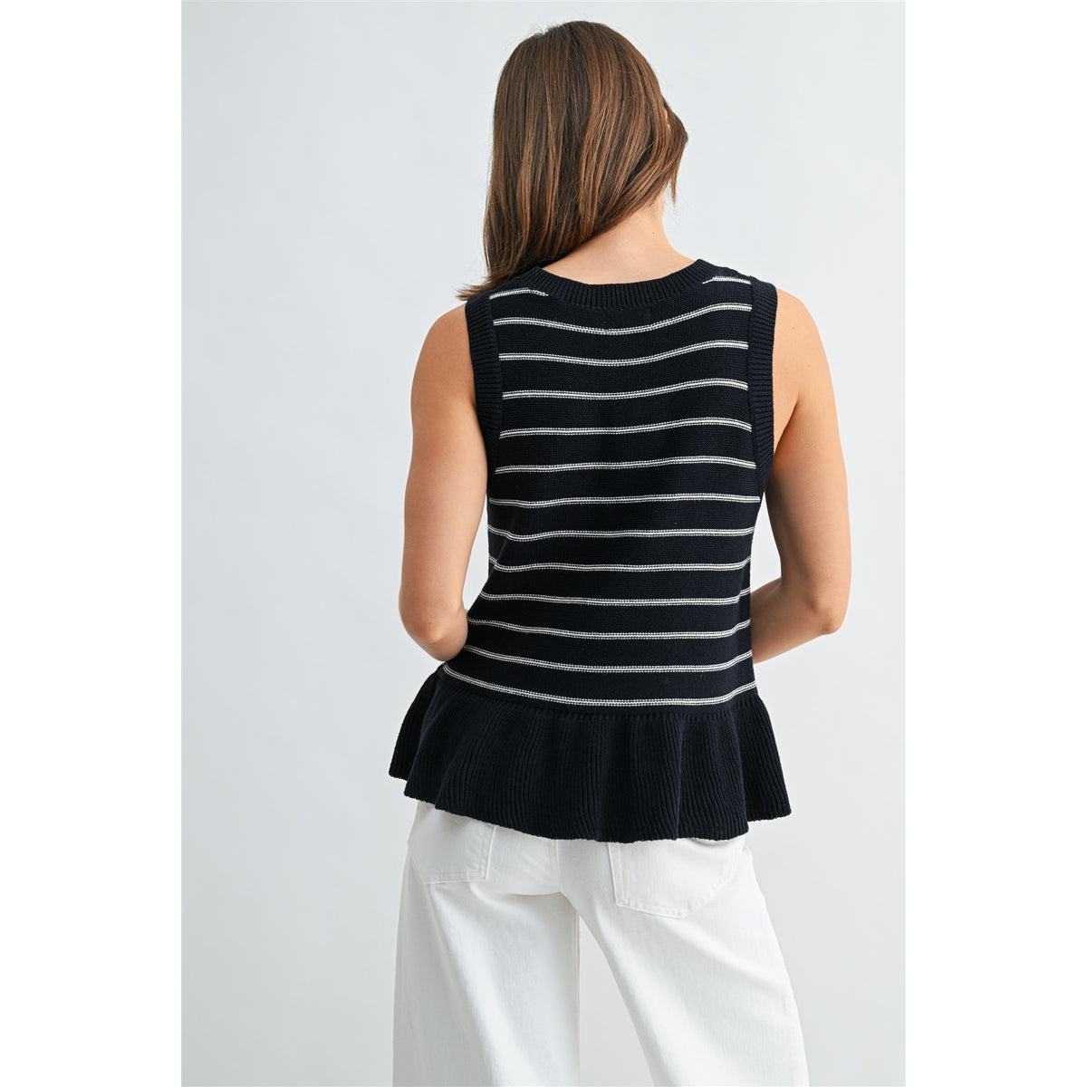 The Sutton Peplum Knit