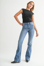 Load image into Gallery viewer, Just Black Denim Skinny Flare
