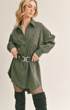 Load image into Gallery viewer, Sage The Label Dominique Oversized A Line Shirt Dress
