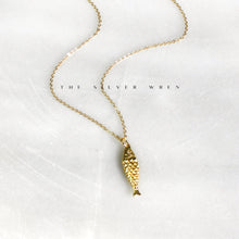 Load image into Gallery viewer, Gold Fish Pendant Necklace
