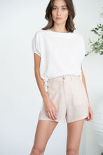 Load image into Gallery viewer, Maren Crew Neck Linen Top
