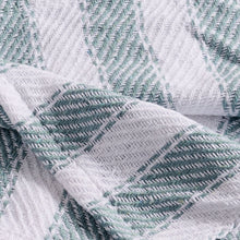 Load image into Gallery viewer, Garmee Upcycled Cotton Beach Blanket | Blue Stripe
