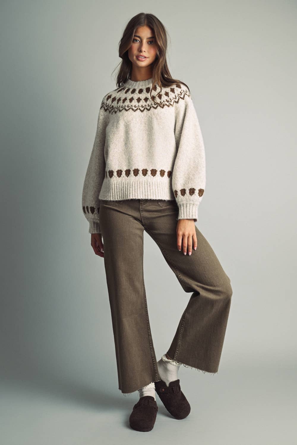 Classic Nordic Fair Isle Sweater