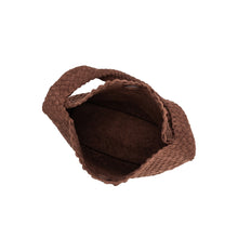 Load image into Gallery viewer, Melie Bianco Johanna Suede Vegan Shoulder Bag | Tobacco
