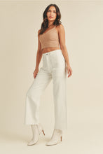 Load image into Gallery viewer, JBD Off White High Rise Utility Wide Leg
