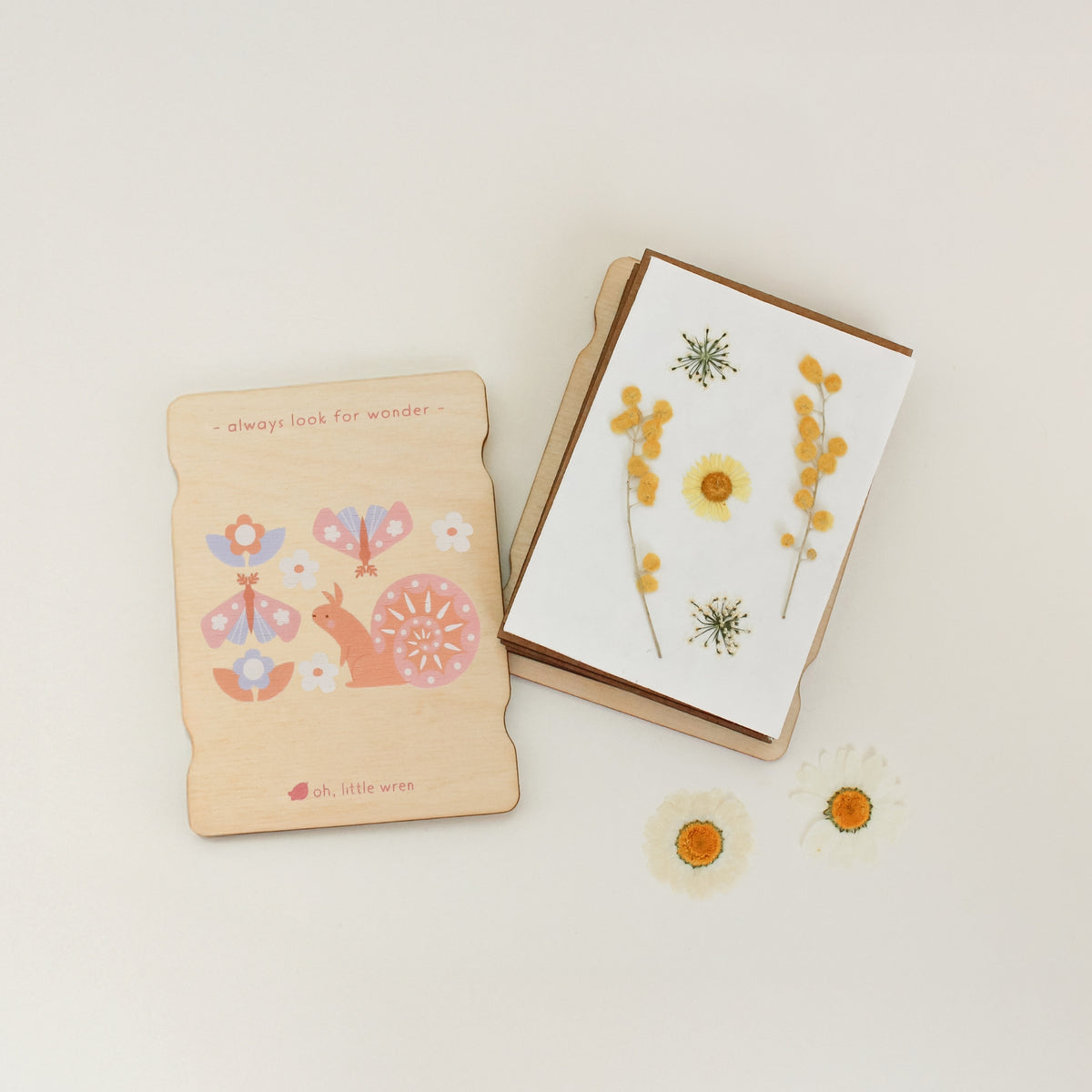 Little Nature Mini Wooden Flower Press | Squirrel