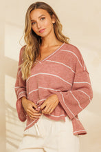 Load image into Gallery viewer, Charlotte Striped Knit Sweater
