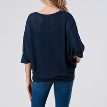 Load image into Gallery viewer, Greta Top | Navy
