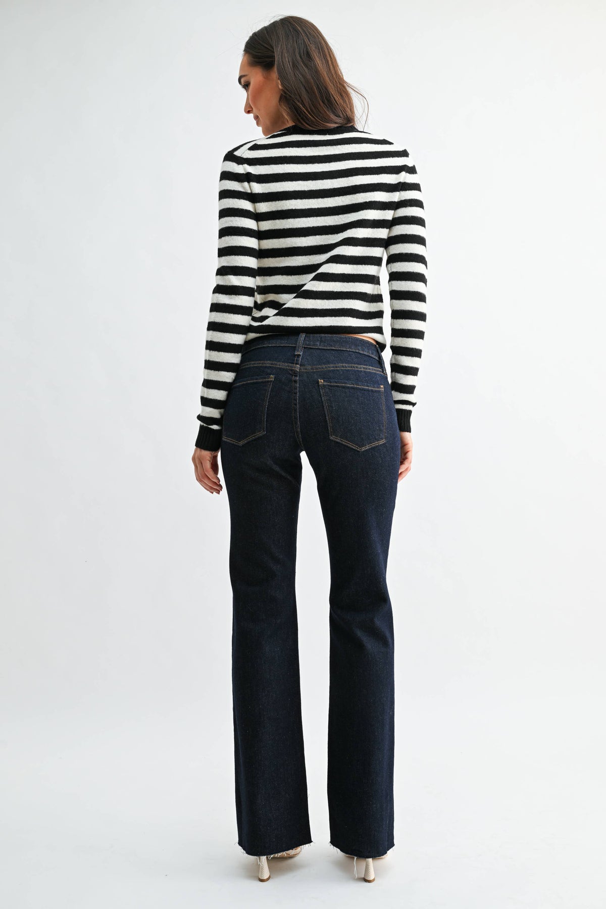 Just Black Denim Mid Rise Bootcut | Super Dark