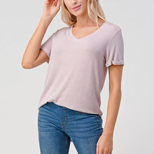 Load image into Gallery viewer, Heimious Relaxed Fit Cuffed Sleeve Tee *More Colors Available*
