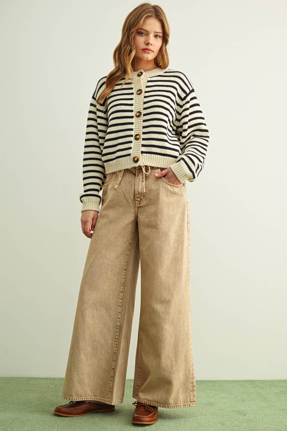 The Breton Stripe Cardigan