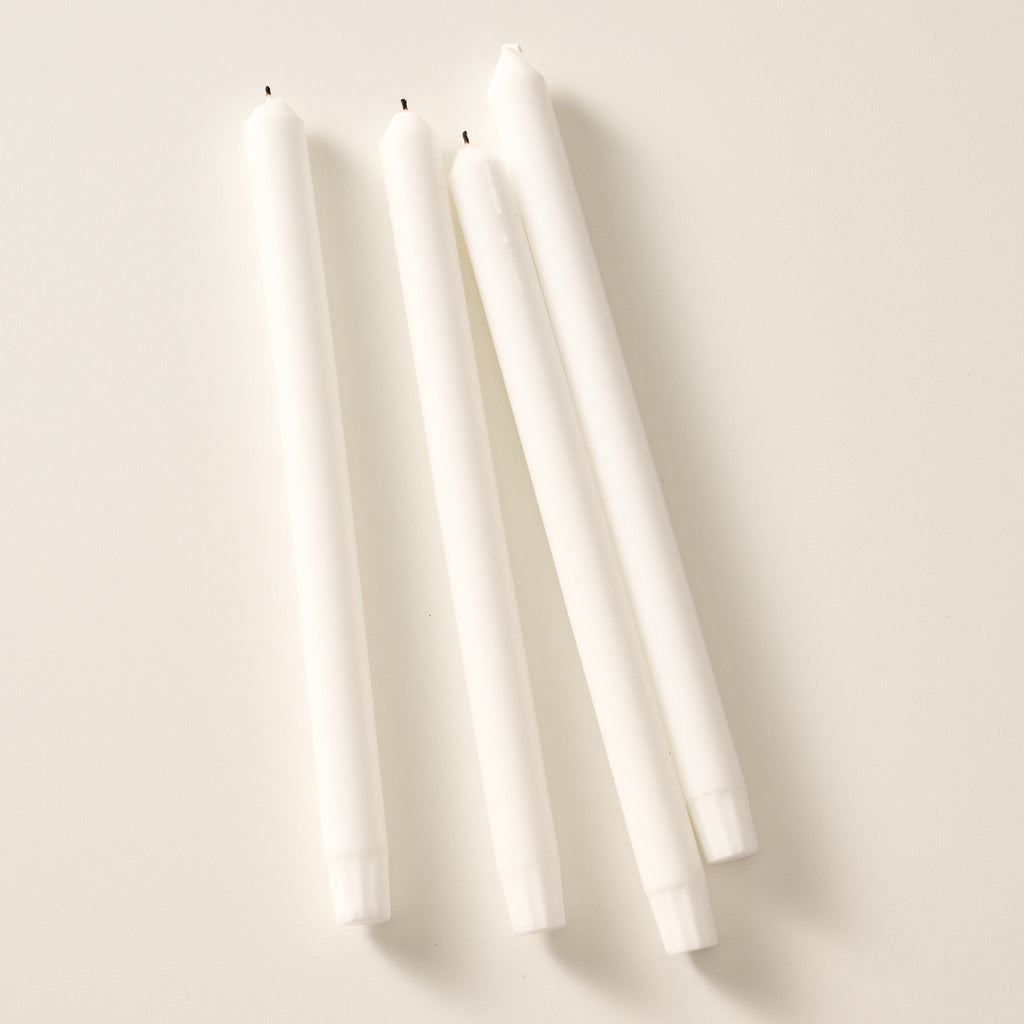 Anget Natural Palm Wax Taper Candles -| Set of 4