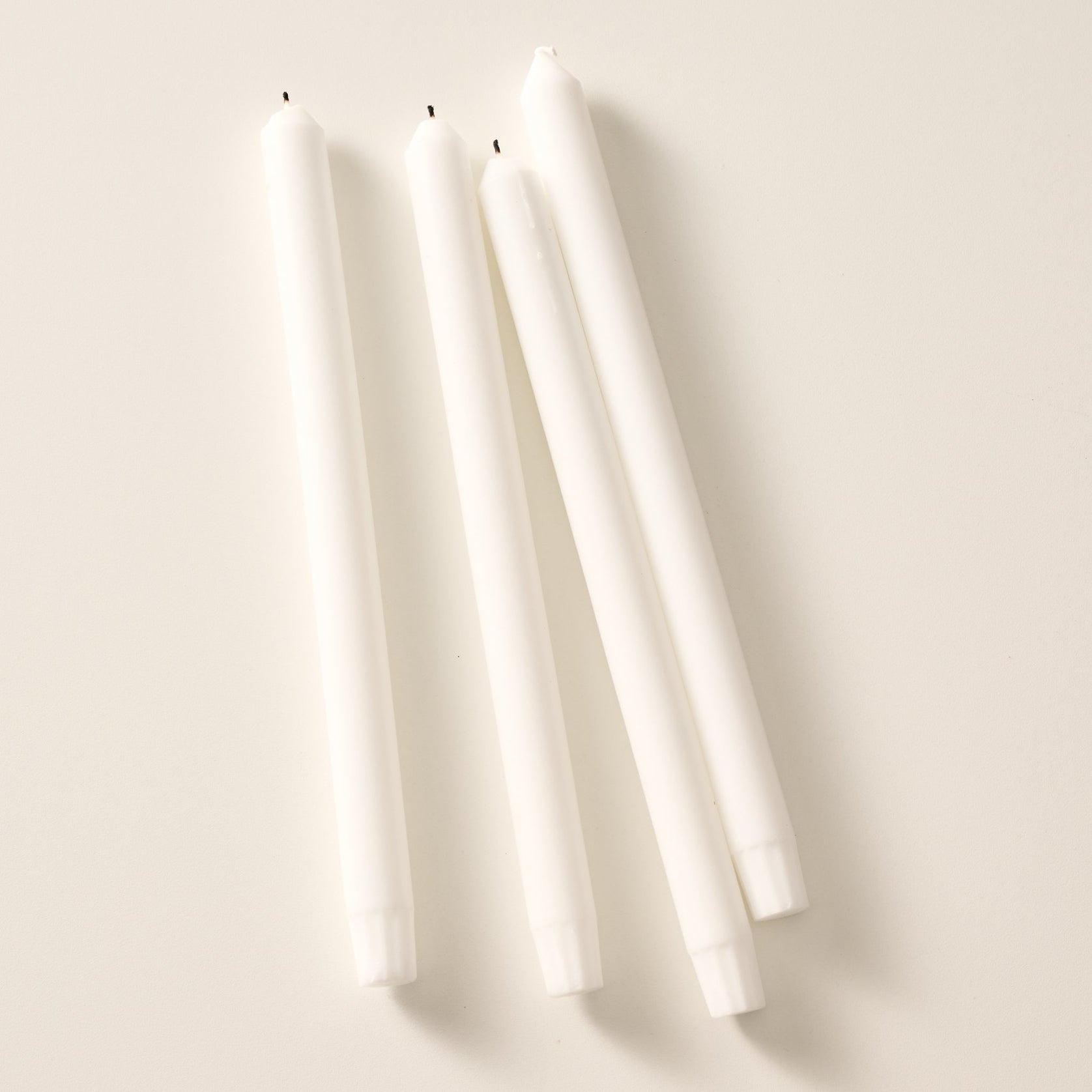 Anget Natural Palm Wax Taper Candles -| Set of 4