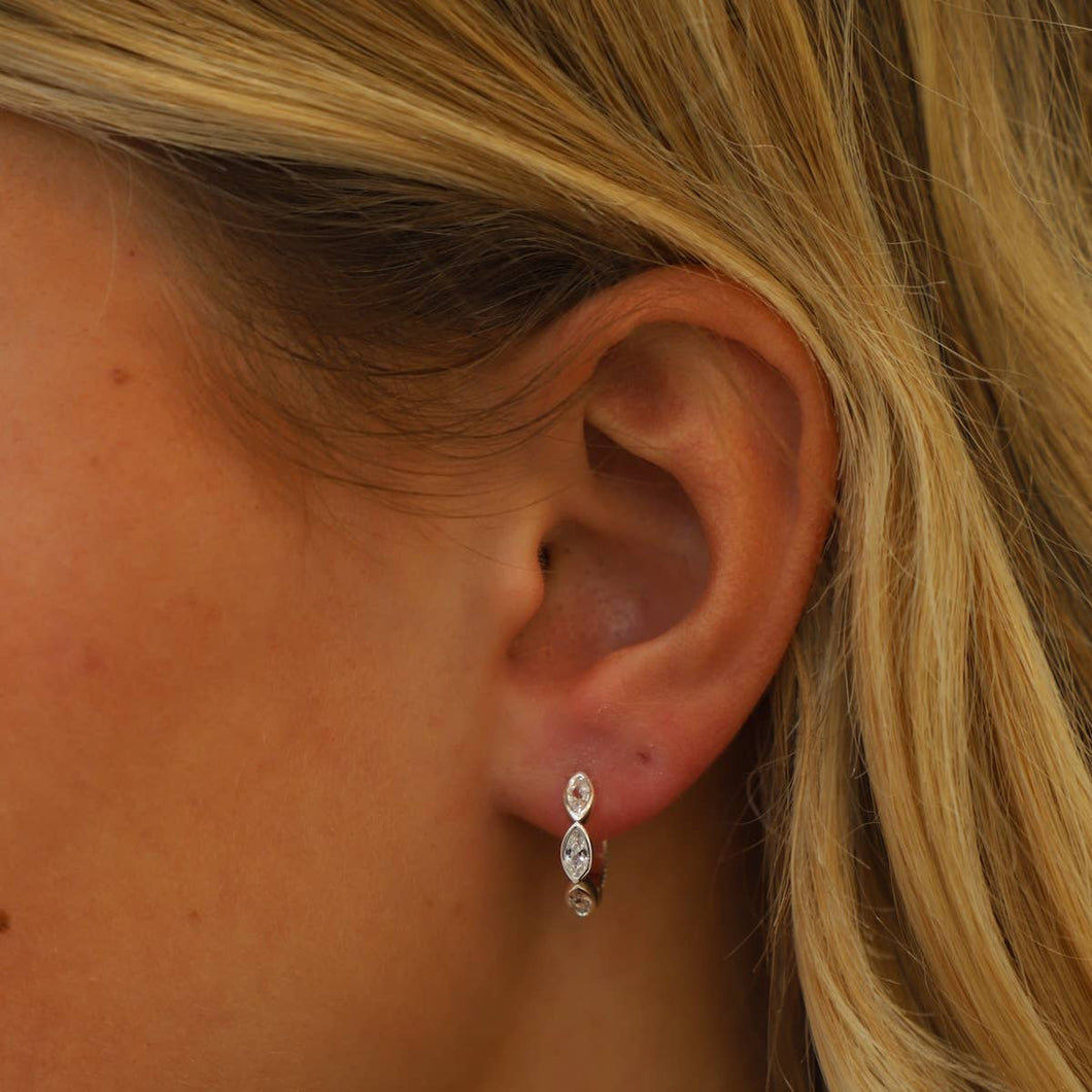 Lace and Textured Hoops | 2 Colors Available