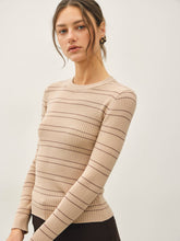 Load image into Gallery viewer, Wren Striped Rib Sweater
