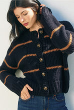 Load image into Gallery viewer, Clara Cardigan | Navy/Mocha
