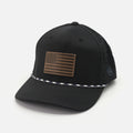 Range Leather Co. American Flag Sports Performance Hat | Onyx