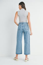 Load image into Gallery viewer, Just Black Denim Twisted Barrel Jean
