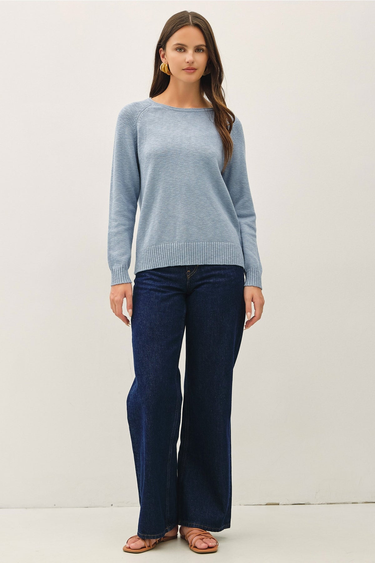 The Arden Sweater | Slate Blue