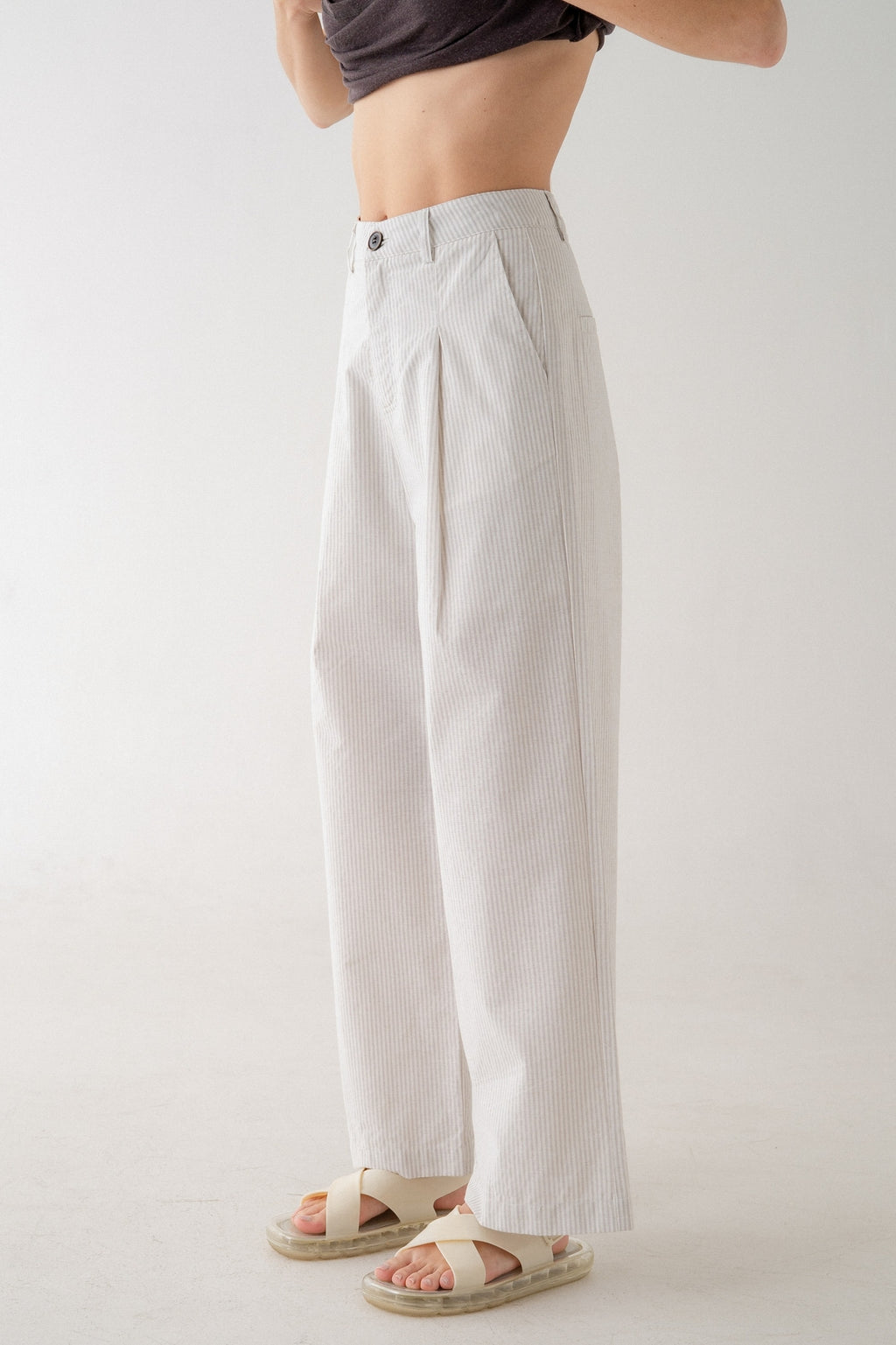 The Marlowe Pinstripe Trouser
