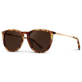 Drew Sunglasses | Maple Tortoise/Dark Brown Lens