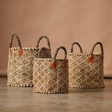 Load image into Gallery viewer, Bahana Handled Jute Basket | 14"
