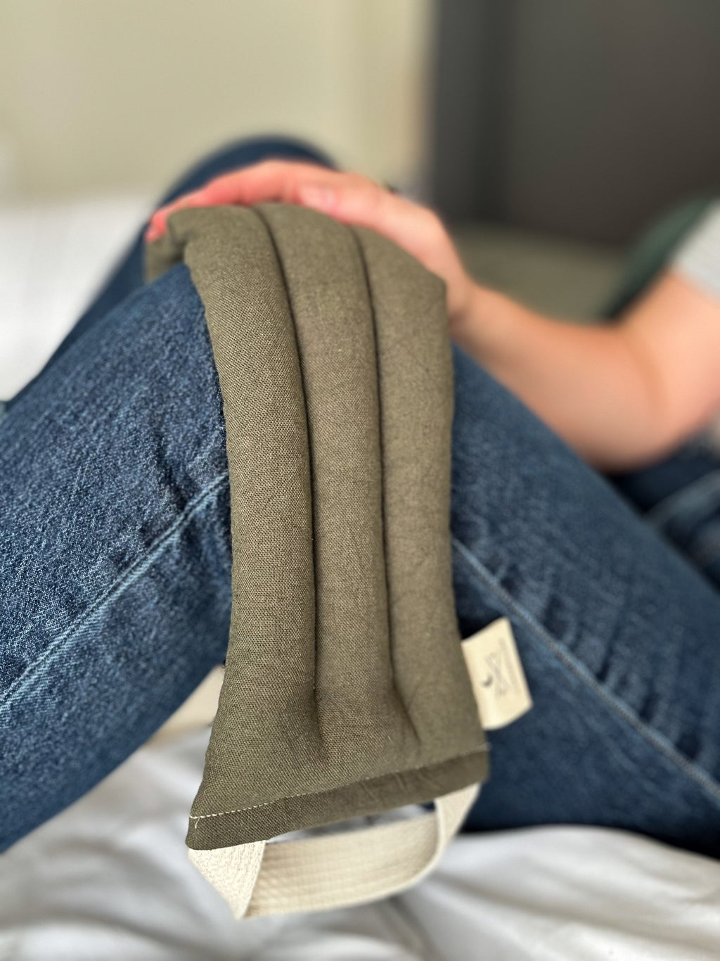 Neck Wrap Therapy Pack – Olive | Microwaveable Neck Pillow For Relaxation